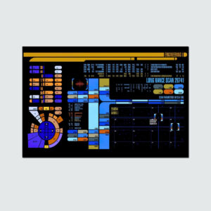 U.S.S. Dauntless Engineering I LCARS Print