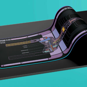 Cheyenne Class - U.S.S. Ahwahnee NCC-71620 LCARS LED Desk Mat