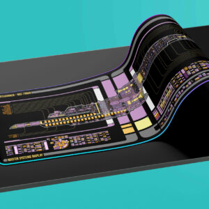 Sternbach Class - U.S.S. Sternbach NCC-79800 LCARS LED Desk Mat