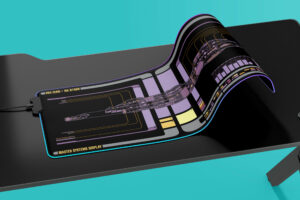 Cern Class - U.S.S. Cern NX-91006 LCARS LED Desk Mat