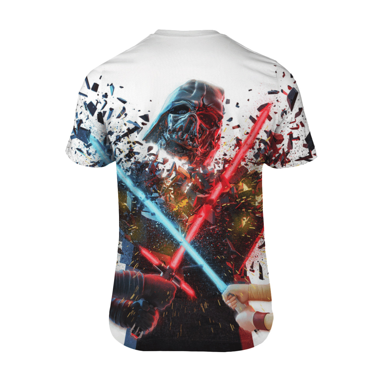 Darth Vader In End 3D Print T-shirt 2 Darth Vader In End 3D Print T-shirt - Image 2