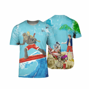 Star Wars On The Beach 3D Shirt