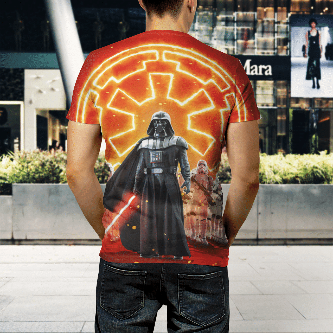 Darth Vader 3D Shirt 3 Darth Vader 3D Shirt - Image 3