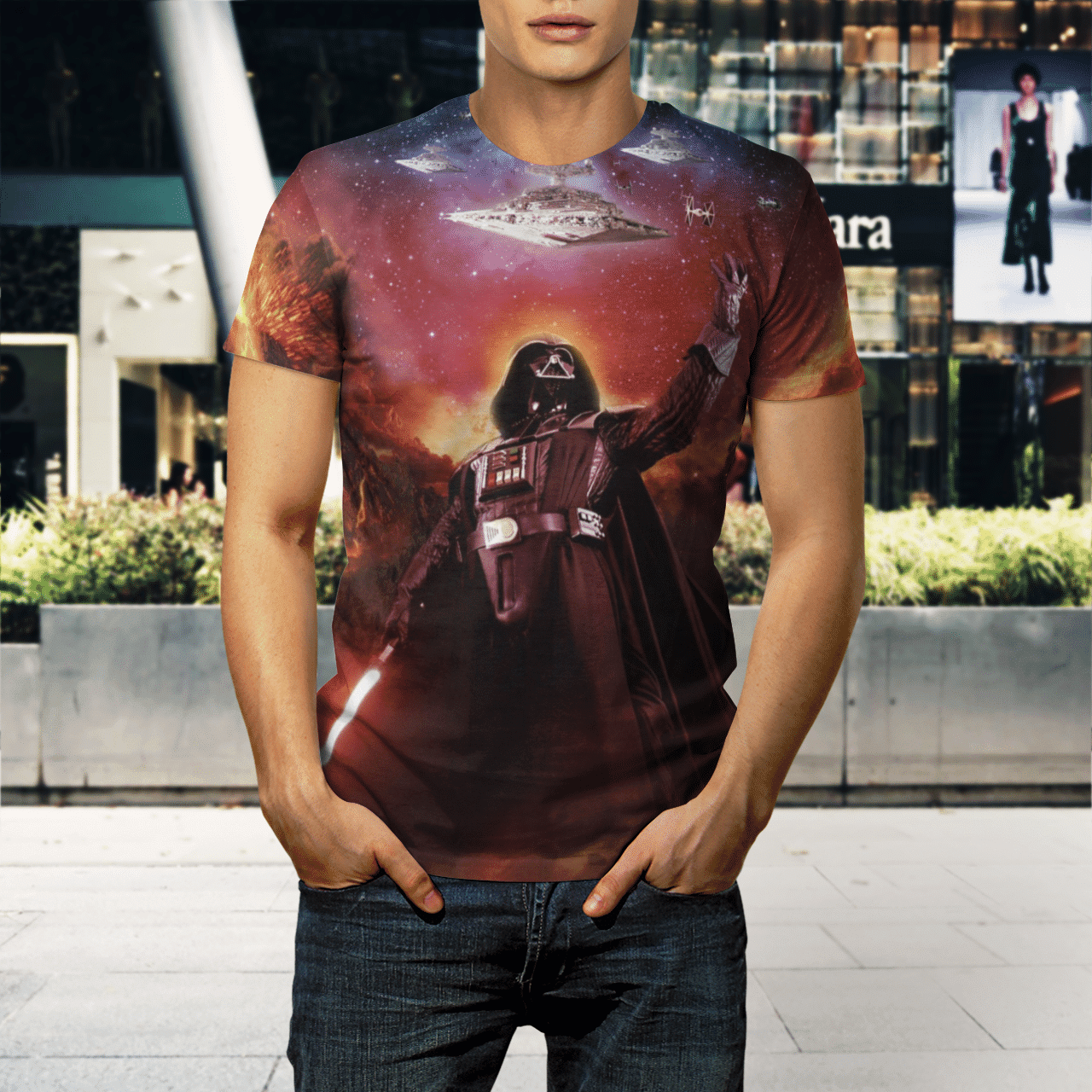 Darth Vader Power 3D Shirt 5 Darth Vader Power 3D Shirt - Image 5