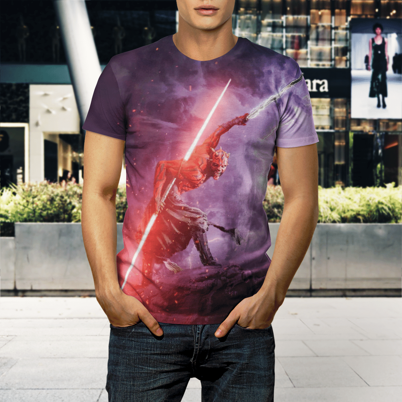 Darth Maul 3D Shirt 5 Darth Maul 3D Shirt - Image 5