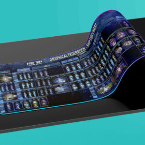 ST Starship Tier Chart LED Desk Mat