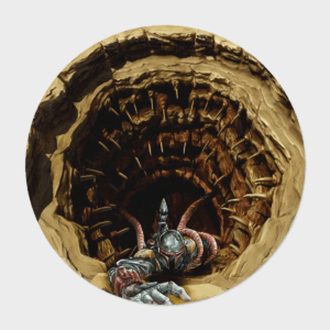 Sarlacc Slayer Round Carpet