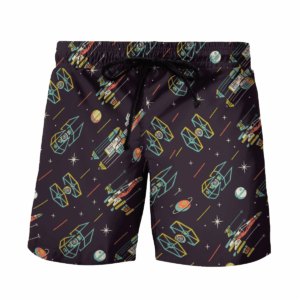 Spaceship Hawaiian Shorts SW-10023