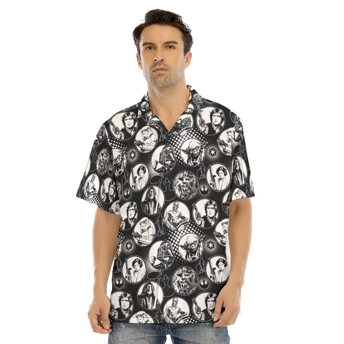 Spaceship Hawaiian Shirt SW-10019 2 Spaceship Hawaiian Shirt SW-10019 - Image 2