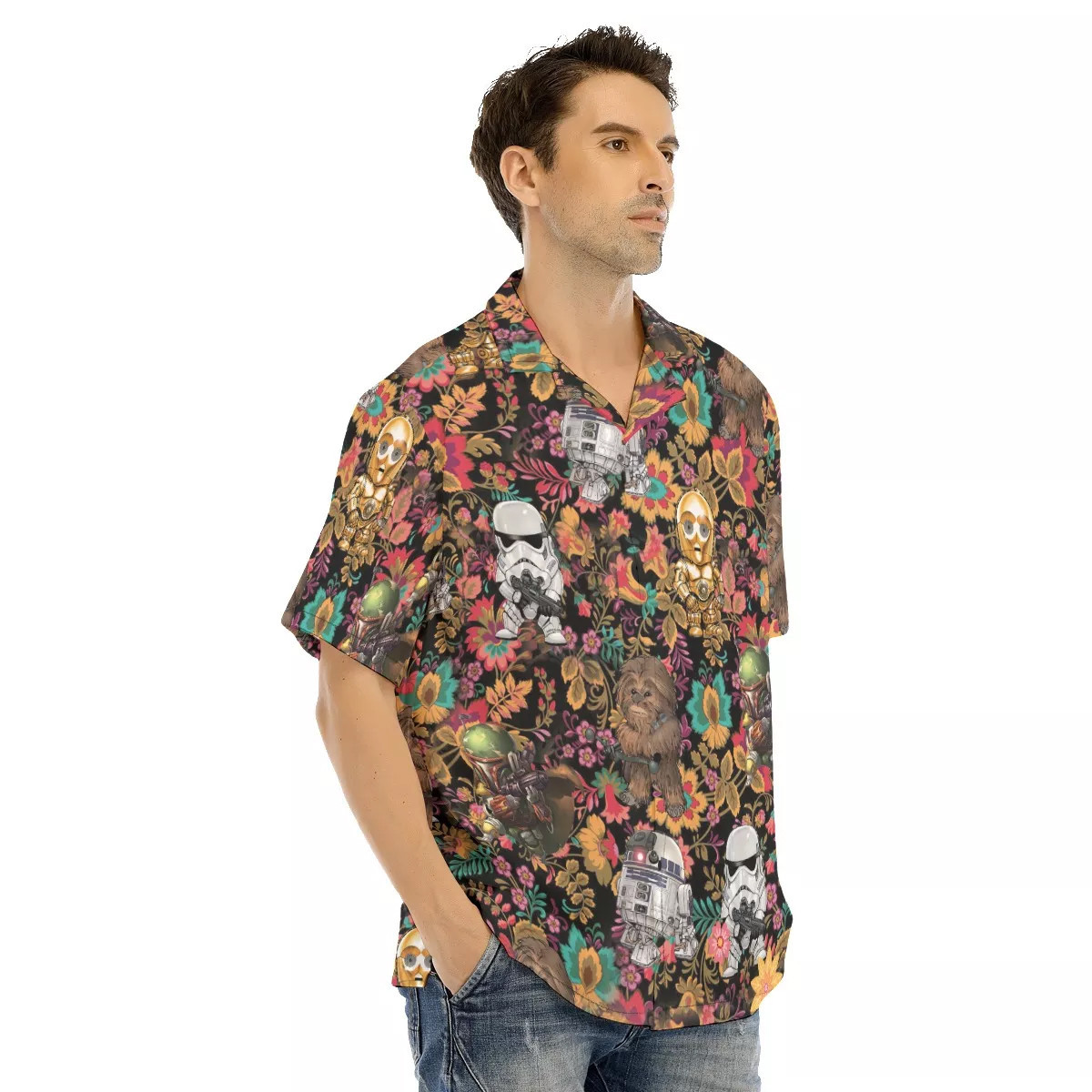 Spaceship Hawaiian Shirt SW-10001 3 Spaceship Hawaiian Shirt SW-10001 - Image 3