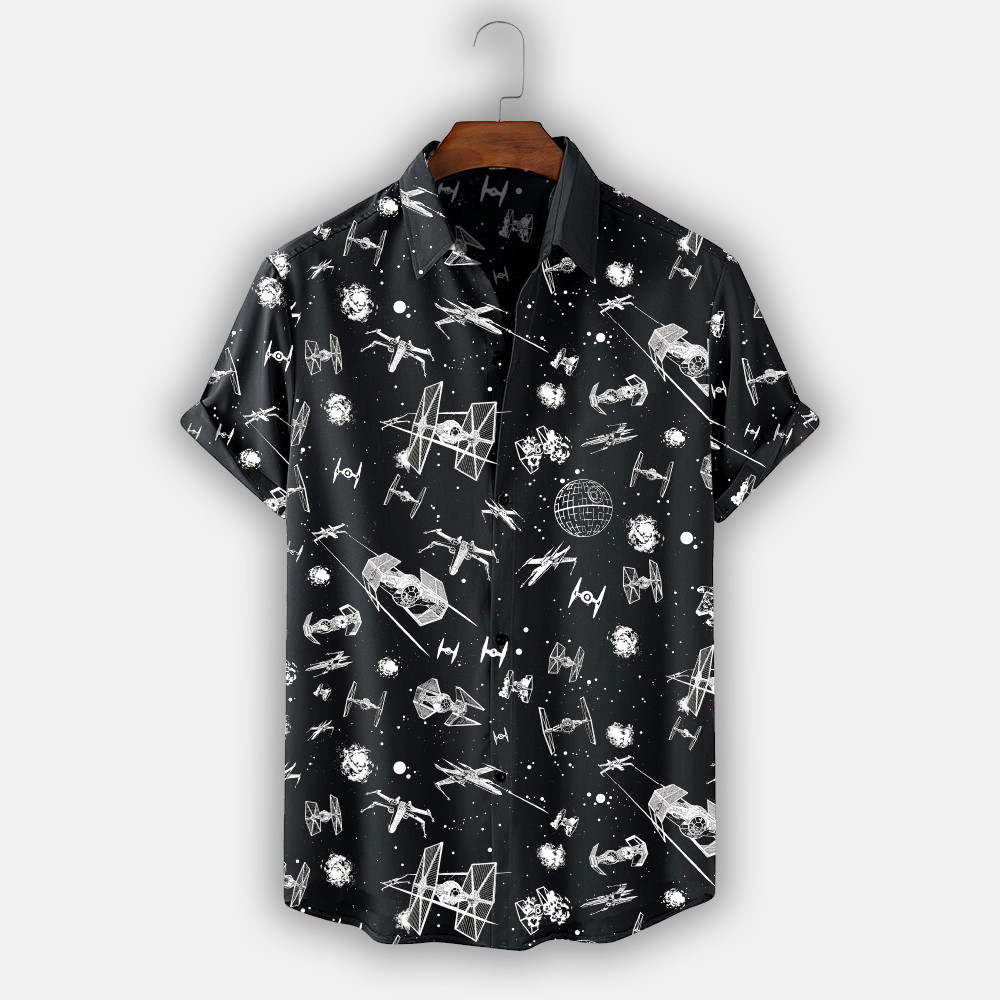 Spaceship Hawaiian Shirt SW-10025 1 Spaceship Hawaiian Shirt SW-10025