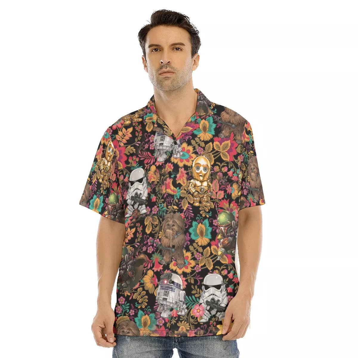 Spaceship Hawaiian Shirt SW-10001 2 Spaceship Hawaiian Shirt SW-10001 - Image 2