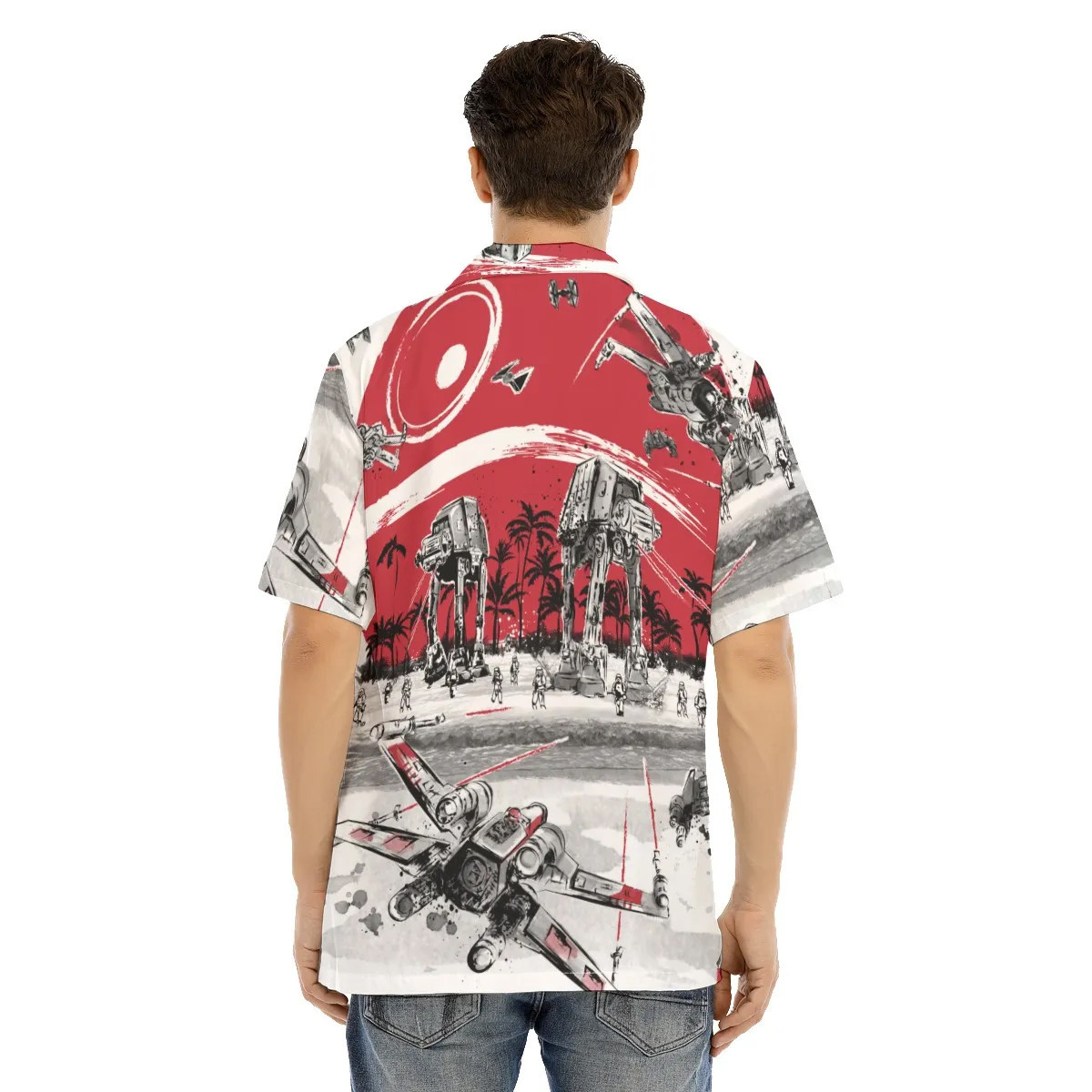 Spaceship Hawaiian Shirt SW-10020 5 Spaceship Hawaiian Shirt SW-10020 - Image 5