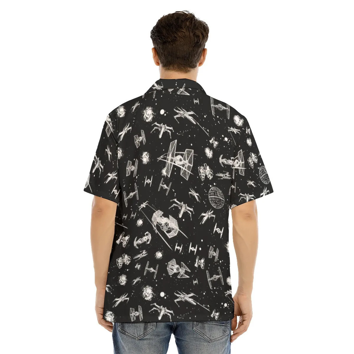Spaceship Hawaiian Shirt SW-10025 5 Spaceship Hawaiian Shirt SW-10025 - Image 5