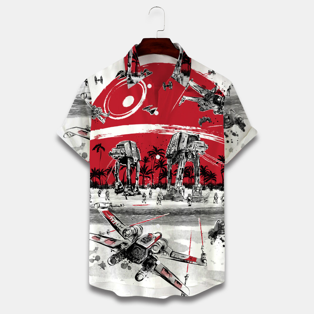 Spaceship Hawaiian Shirt SW-10020 1 Spaceship Hawaiian Shirt SW-10020