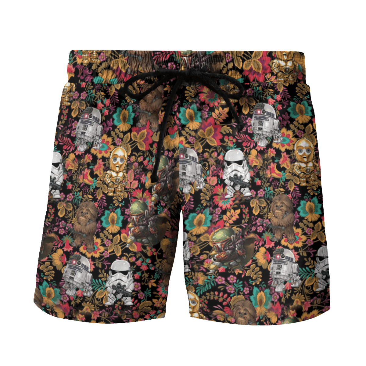 Spaceship Hawaiian Shorts SW-10001 1 Spaceship Hawaiian Shorts SW-10001