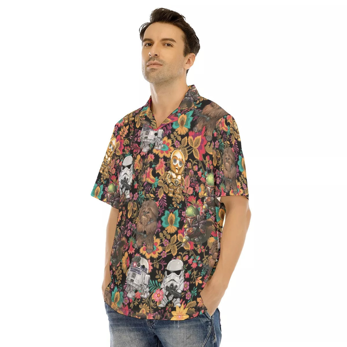 Spaceship Hawaiian Shirt SW-10001 4 Spaceship Hawaiian Shirt SW-10001 - Image 4