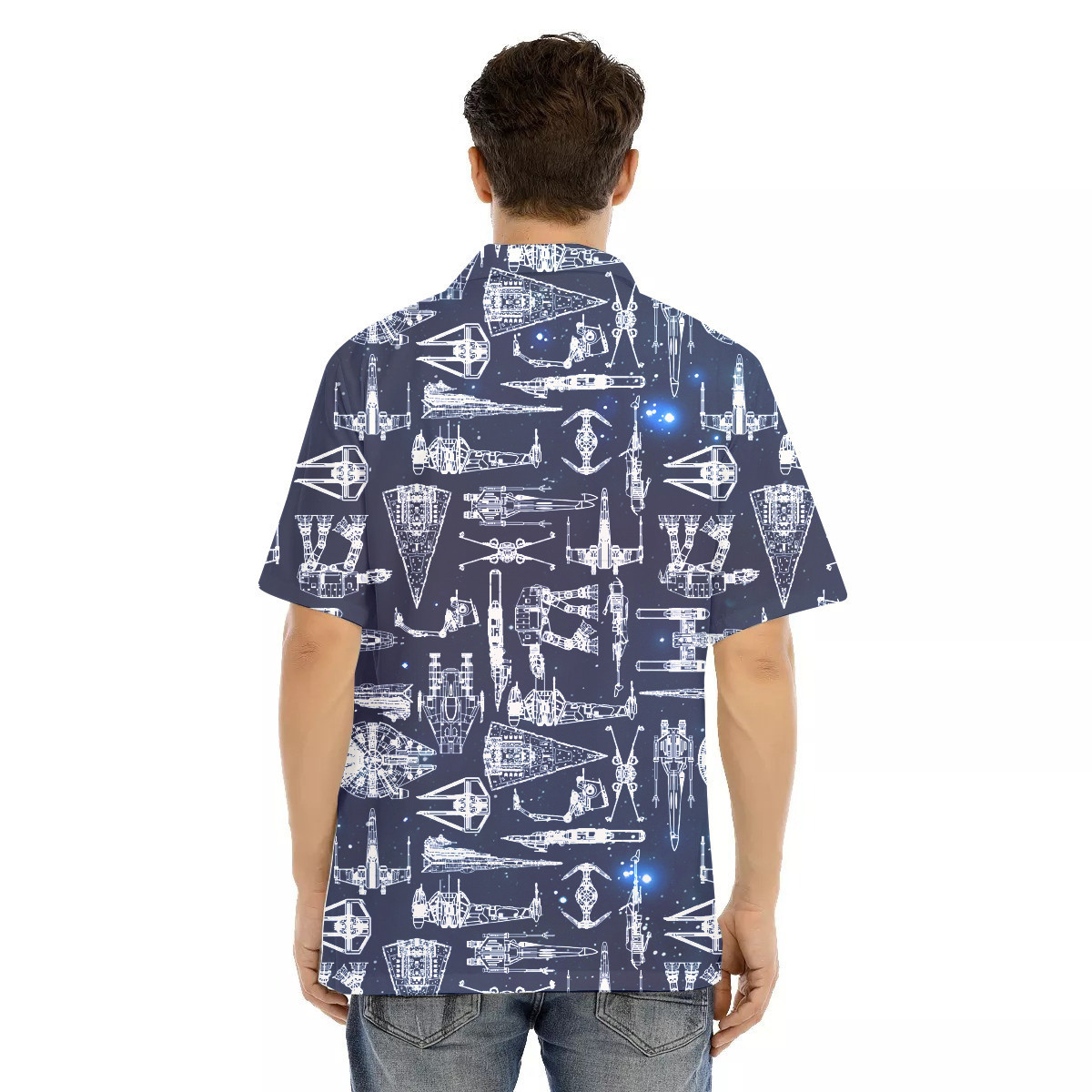 Spaceship Hawaiian Shirt SW-10024 4 Spaceship Hawaiian Shirt SW-10024 - Image 4