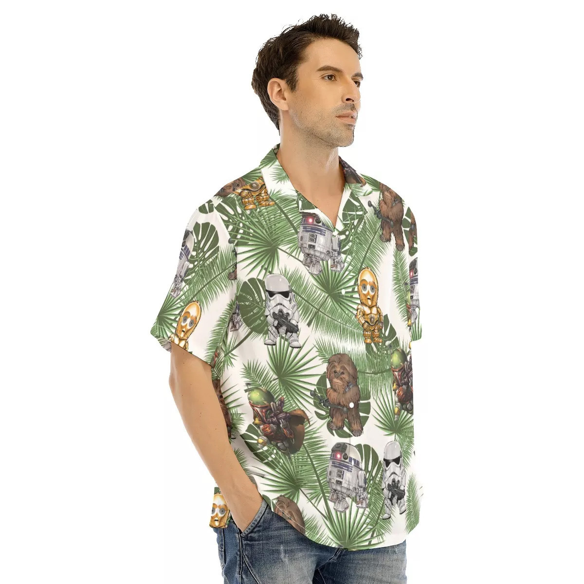 Spaceship Hawaiian Shirt SW-10002 3 Spaceship Hawaiian Shirt SW-10002 - Image 3