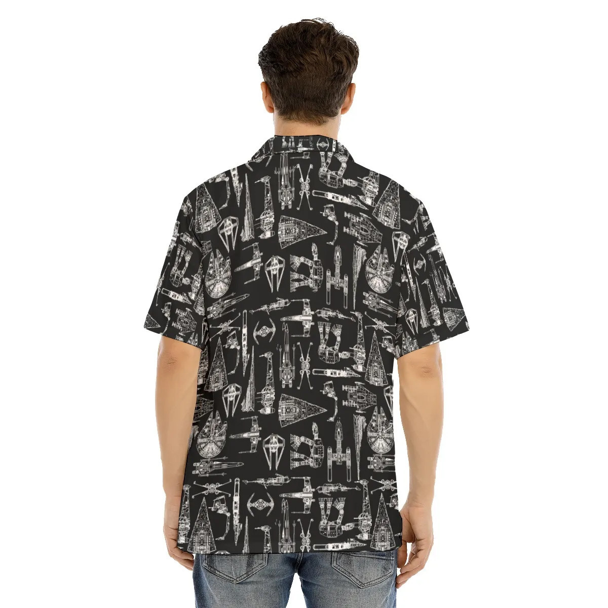 Spaceship Hawaiian Shirt SW-10017 5 Spaceship Hawaiian Shirt SW-10017 - Image 5