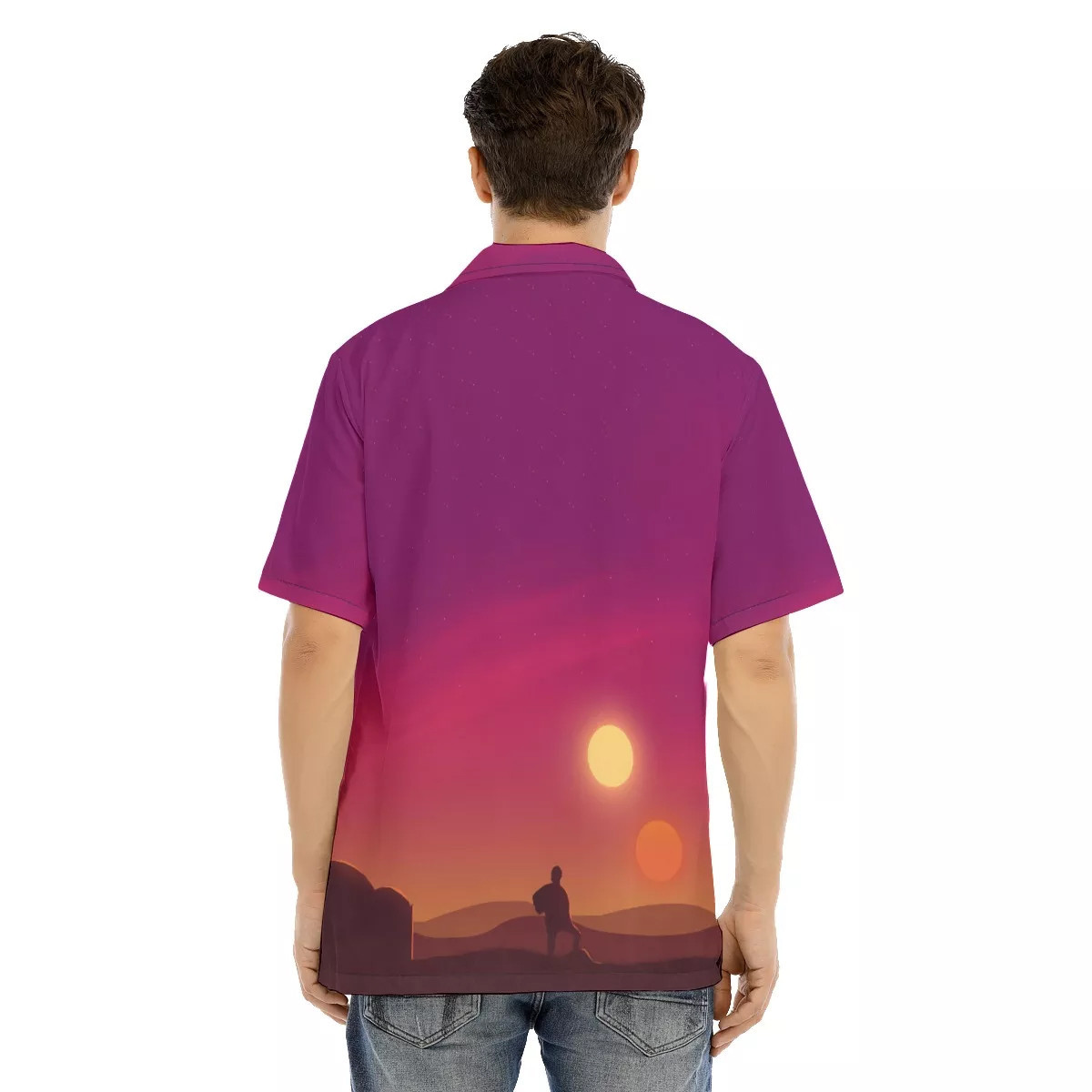 Spaceship Hawaiian Shirt SW-10028 5 Spaceship Hawaiian Shirt SW-10028 - Image 5