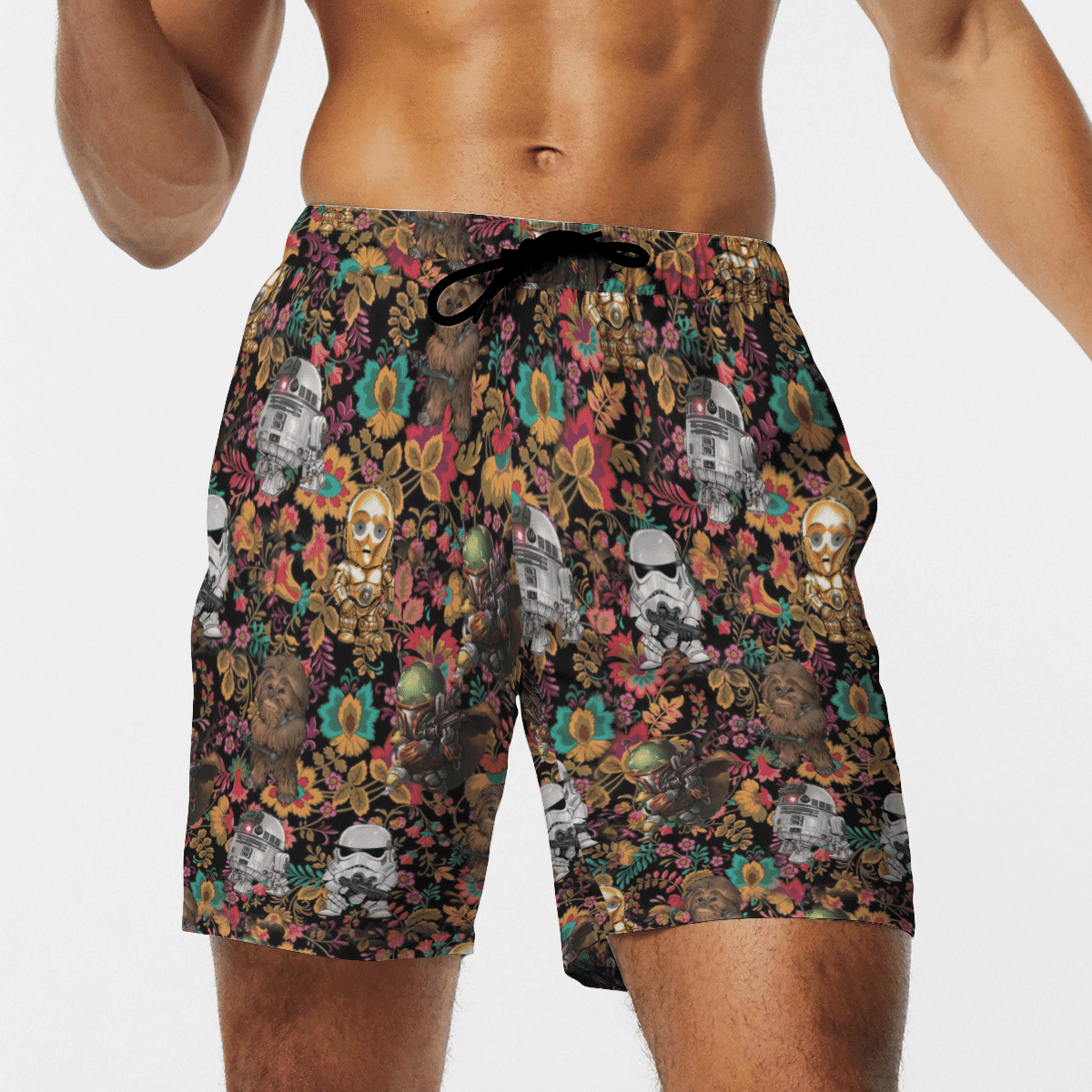 Spaceship Hawaiian Shorts SW-10001 3 Spaceship Hawaiian Shorts SW-10001 - Image 3