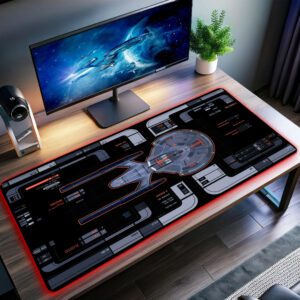 ST U.S.S. Titan LCARS LED Desk Mat