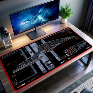 U.S.S. Ceres NCC-81522 LCARS LED Desk Mat