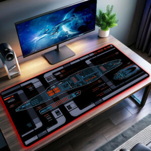 U.S.S. Proteus NCC-52014 LCARS LED Desk Mat