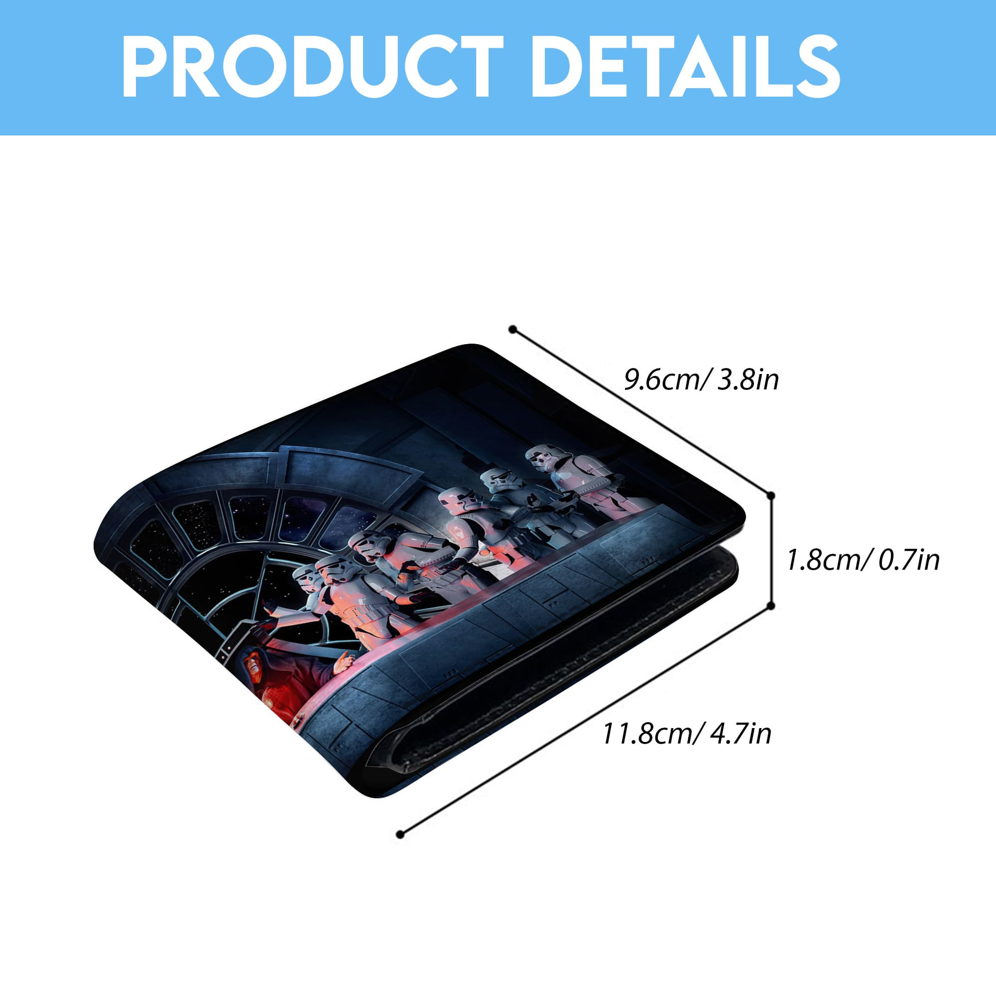 Darth vader emperor SW characters Leather Wallet 5 Darth vader emperor SW characters Leather Wallet - Image 5