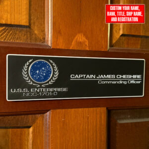 Fully Customizable Federation Door Sign