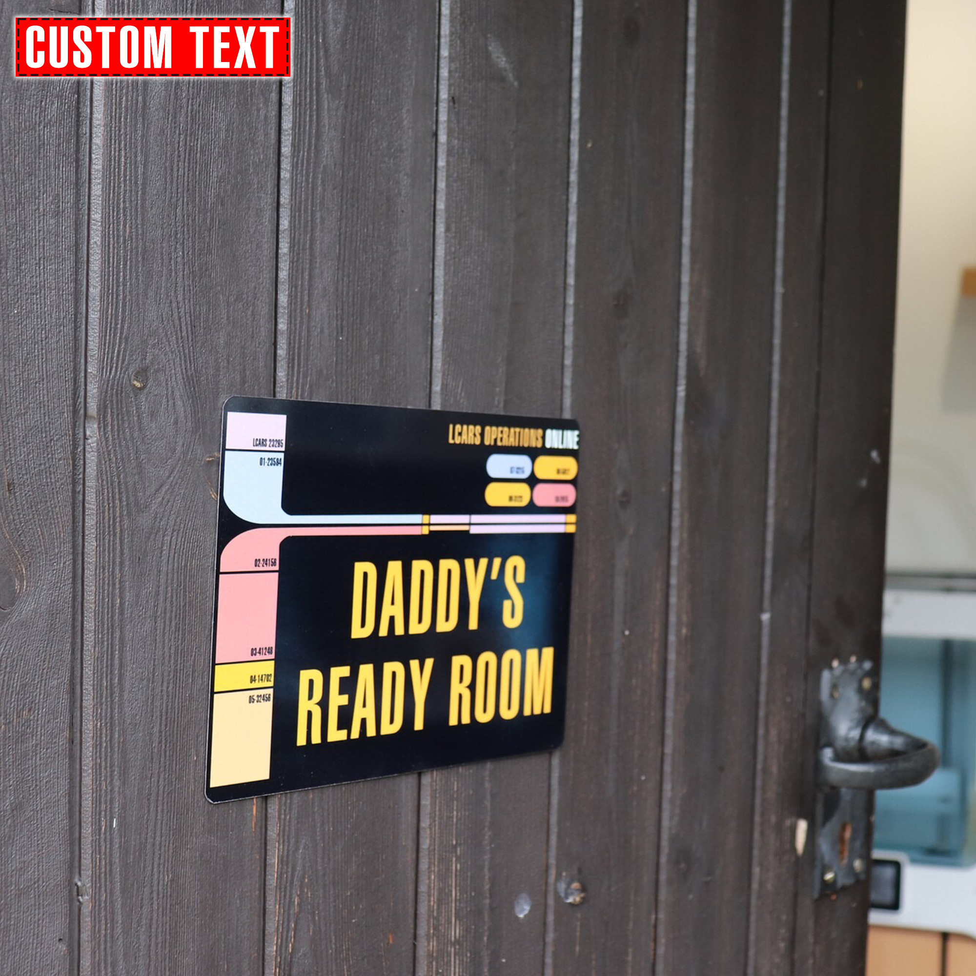 LCARS Personalized Door Sign 2 LCARS Personalized Door Sign - Image 2