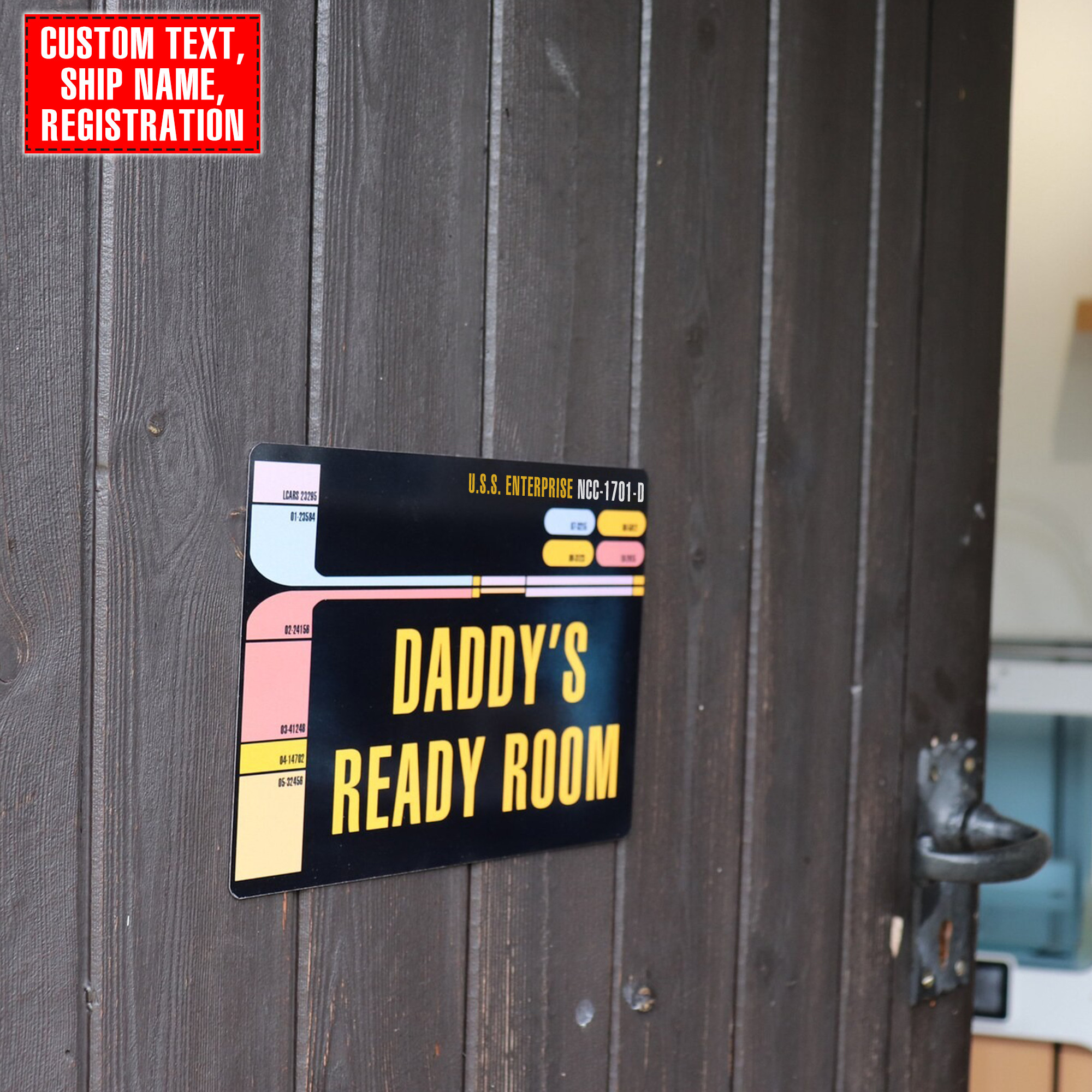 ST LCARS Personalized Door Sign 5 ST LCARS Personalized Door Sign - Image 5