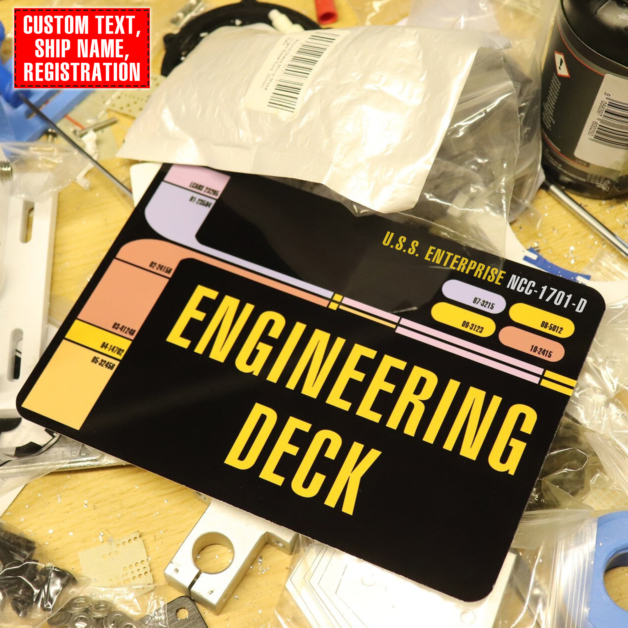 ST LCARS Personalized Door Sign 3 ST LCARS Personalized Door Sign - Image 3