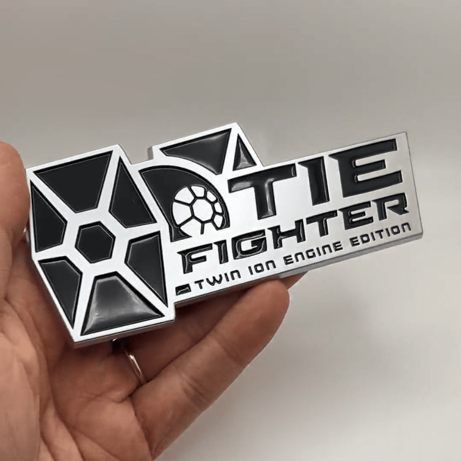 Tie Fighter Twin Ion Engine Edition Car Emblem 2 Tie Fighter Twin Ion Engine Edition Car Emblem - Image 2