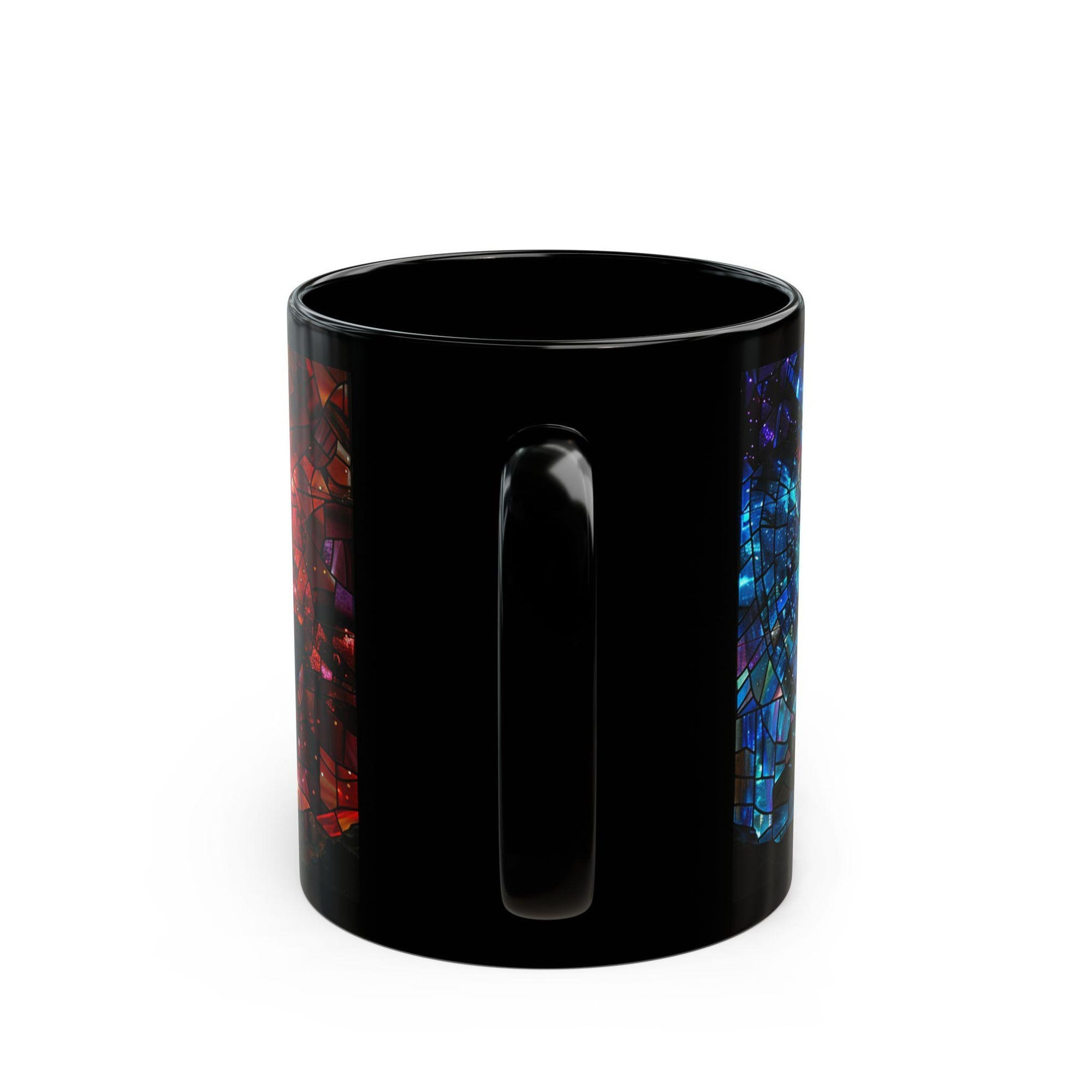 Galactic Clash: Luke vs Vader Stained Glass Mug 7 Galactic Clash: Luke vs Vader Stained Glass Mug - Image 7