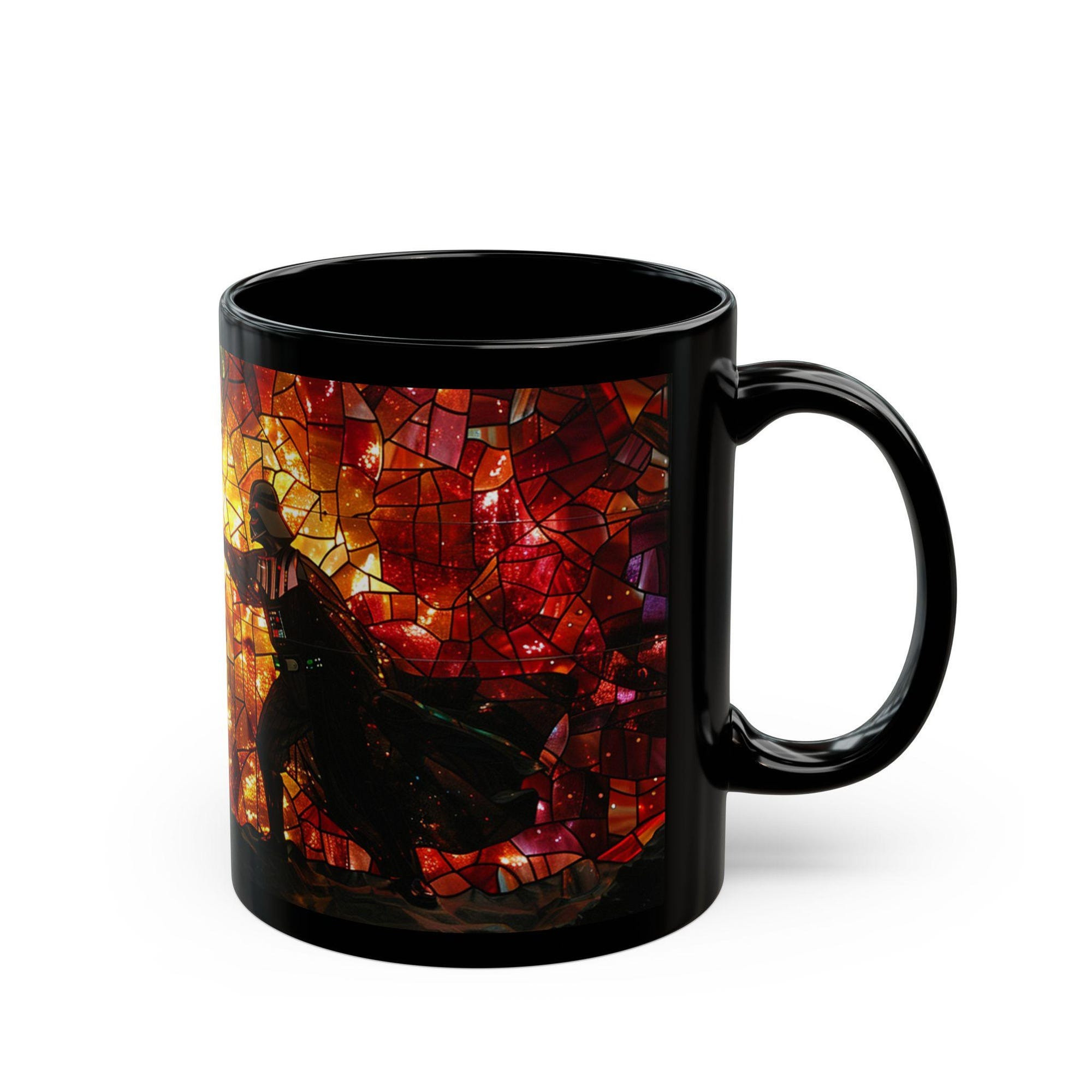 Galactic Clash: Luke vs Vader Stained Glass Mug 6 Galactic Clash: Luke vs Vader Stained Glass Mug - Image 6