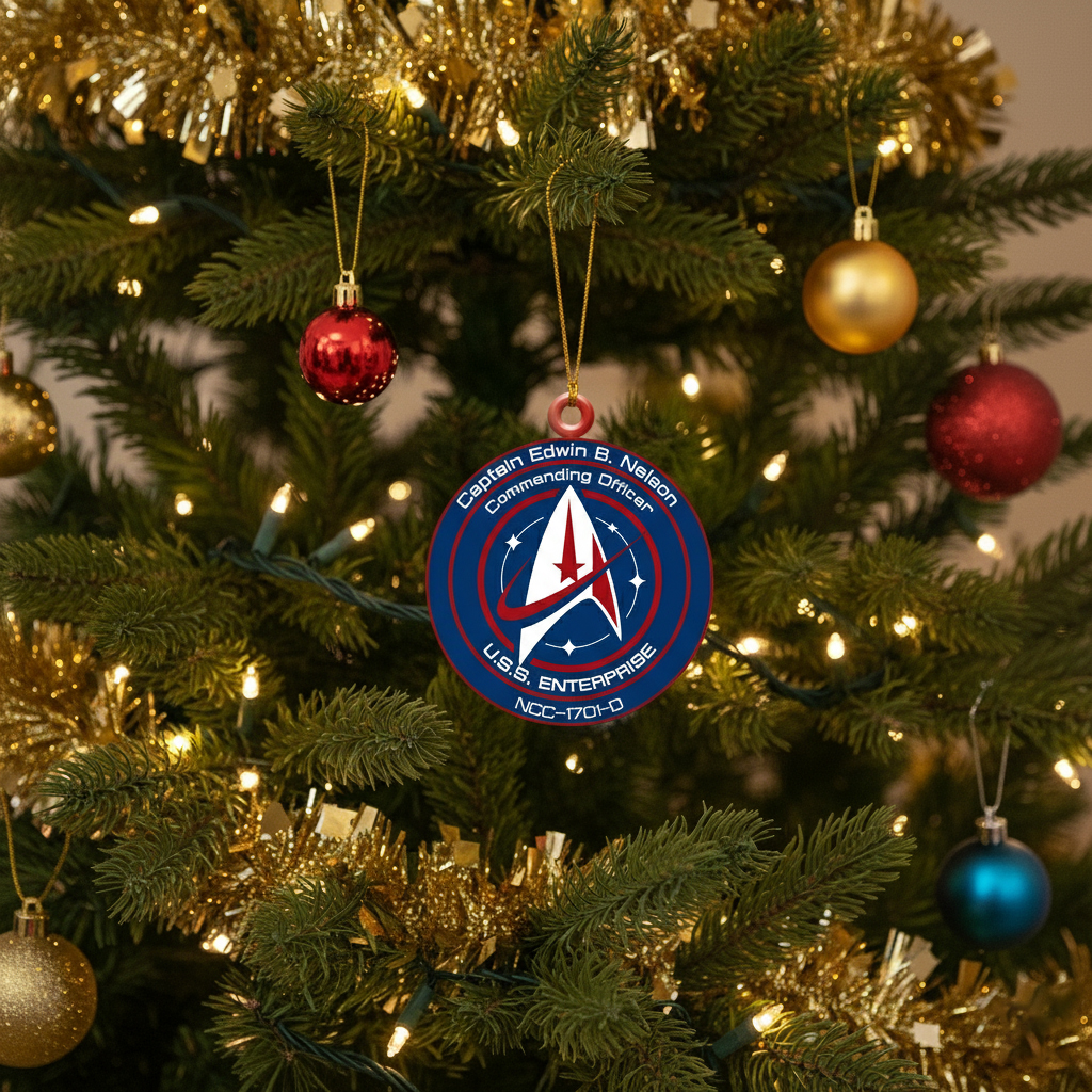 Personalized Starfleet Command Federation Ornament 4 Personalized Starfleet Command Federation Ornament - Image 4