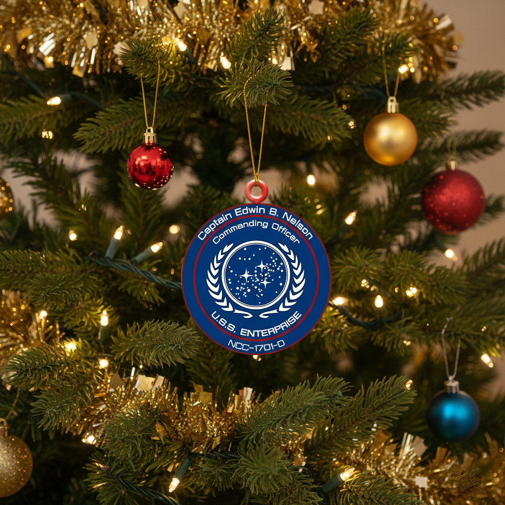 Personalized Starfleet Command Federation Ornament 5 Personalized Starfleet Command Federation Ornament - Image 5