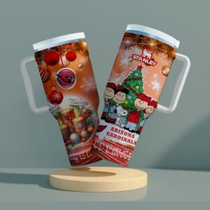 Arizona Cardinals x Snoopy Christmas Stanley Tumbler 2025 – Limited Holiday Edition