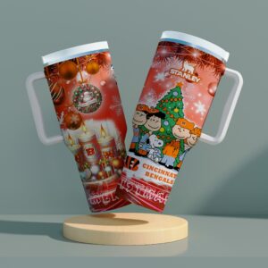 Cincinnati Bengals x Snoopy Christmas Stanley Tumbler 2025 – Limited Holiday Edition