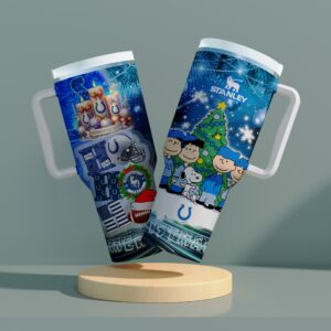 Indianapolis Colts x Snoopy Christmas Stanley Tumbler 2025 – Limited Holiday Edition