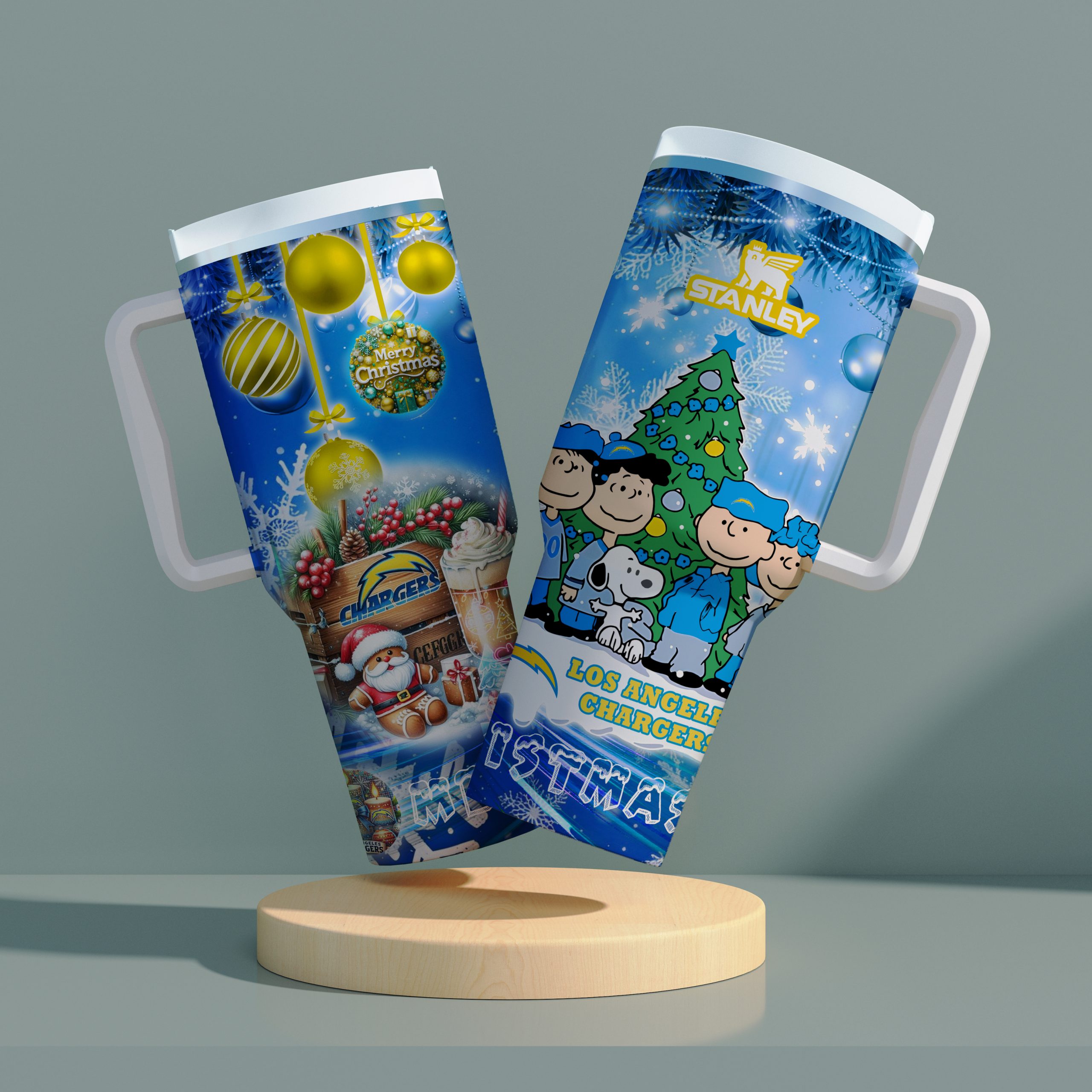Los Angeles Chargers x Snoopy Christmas Stanley Tumbler 2025 – Limited Holiday Edition 1 Los Angeles Chargers x Snoopy Christmas Stanley Tumbler 2025 – Limited Holiday Edition