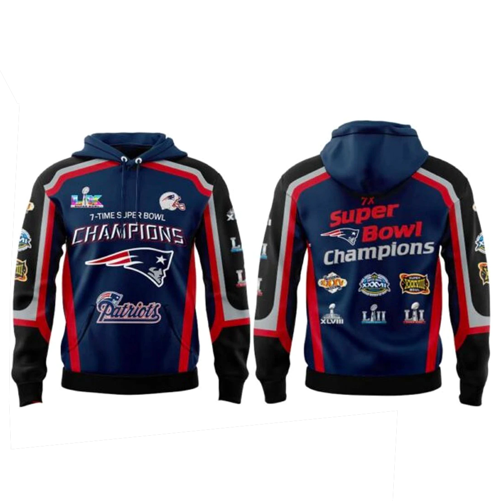 2026 New England Patriots Super Bowl LX Champions Shirt 2 2026 New England Patriots Super Bowl LX Champions Shirt - Image 2