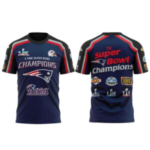 2026 New England Patriots Super Bowl LX Champions Shirt