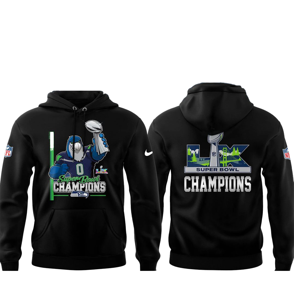 2026 Seattle Seahawks Super Bowl LX Champions Shirt 2 2026 Seattle Seahawks Super Bowl LX Champions Hoodie