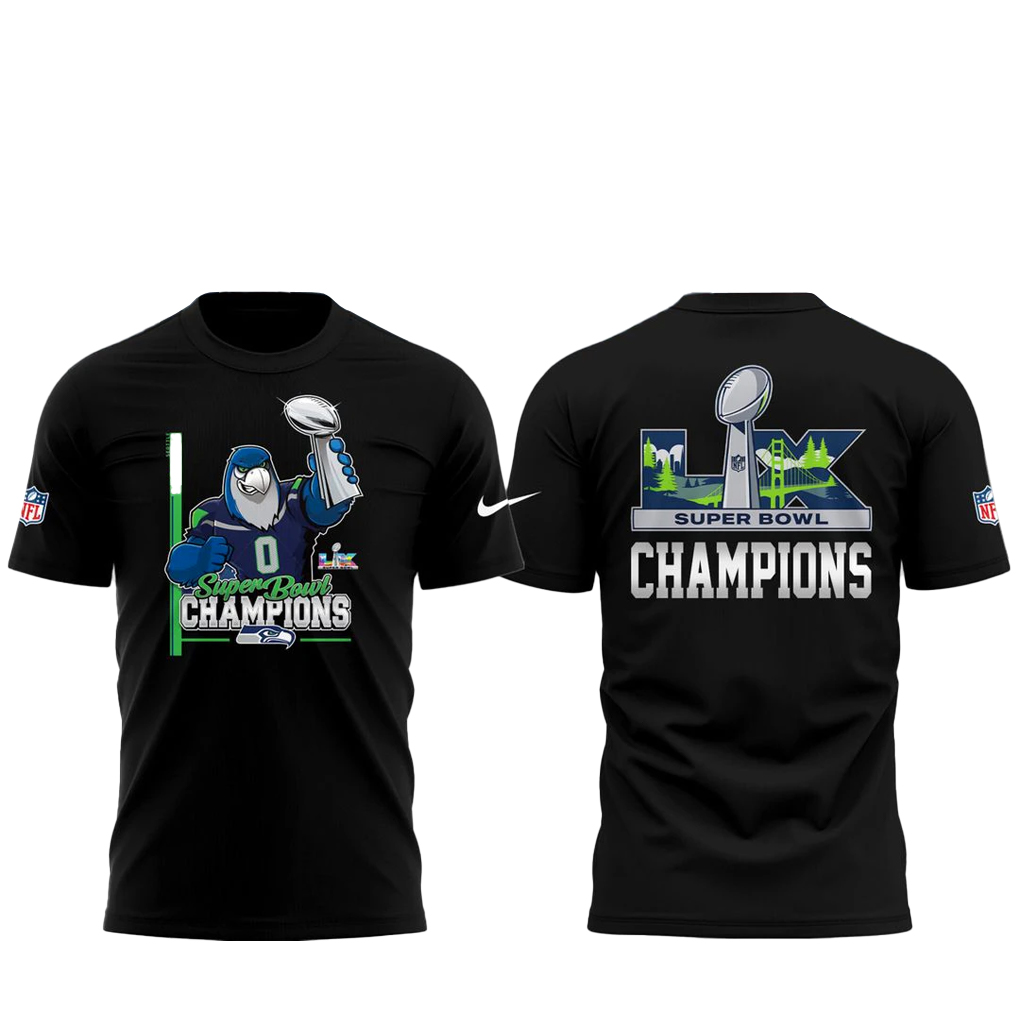 2026 Seattle Seahawks Super Bowl LX Champions Shirt 1 2026 Seattle Seahawks Super Bowl LX Champions T-Shirt