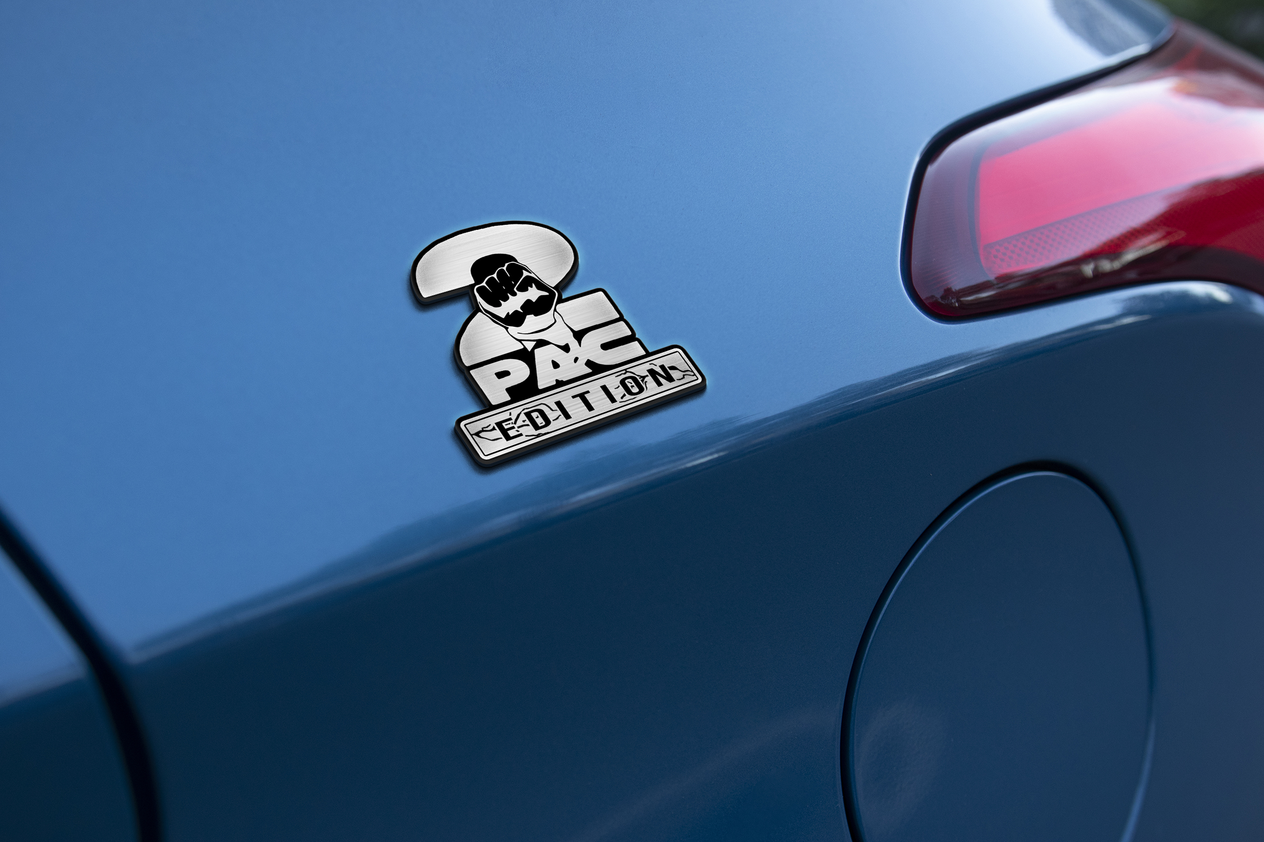 Tupac Edition Laser Engraved Car Emblem Ver 1 4 Tupac Edition Laser Engraved Car Emblem Ver 1 - Image 4