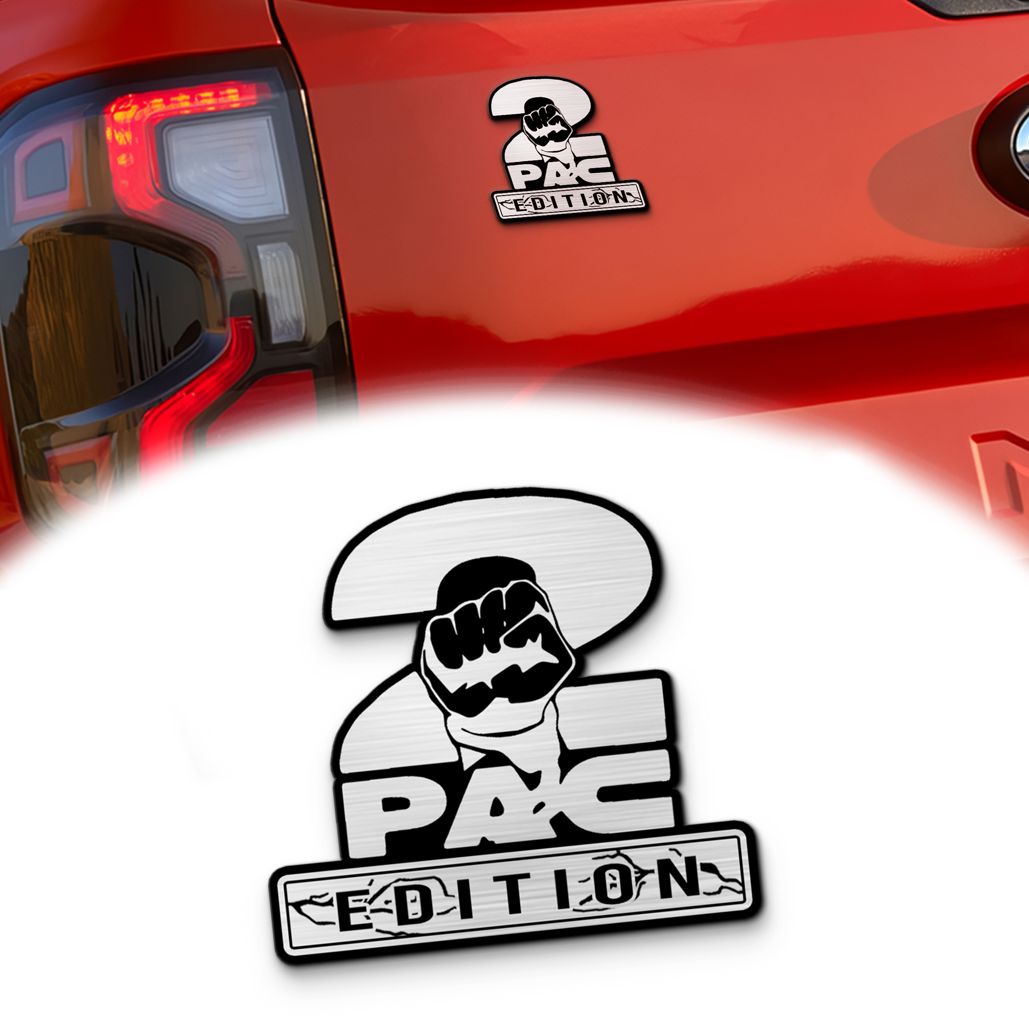 Tupac Edition Laser Engraved Car Emblem Ver 1 1 Tupac Edition Laser Engraved Car Emblem Ver 1