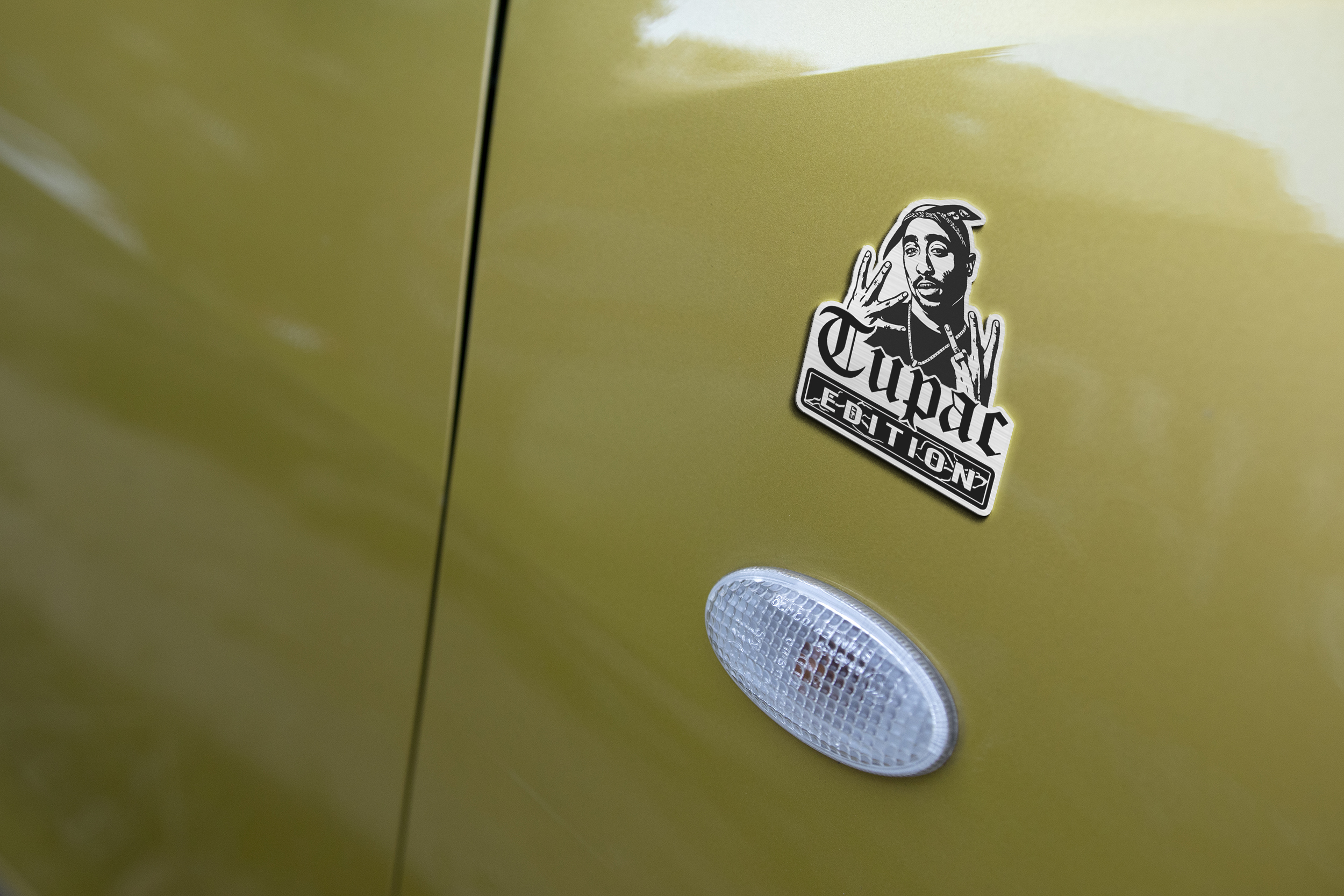Tupac Edition Laser Engraved Car Emblem Ver 2 5 Tupac Edition Laser Engraved Car Emblem Ver 2 - Image 5